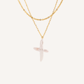 IVORY CROSS NECKLACE